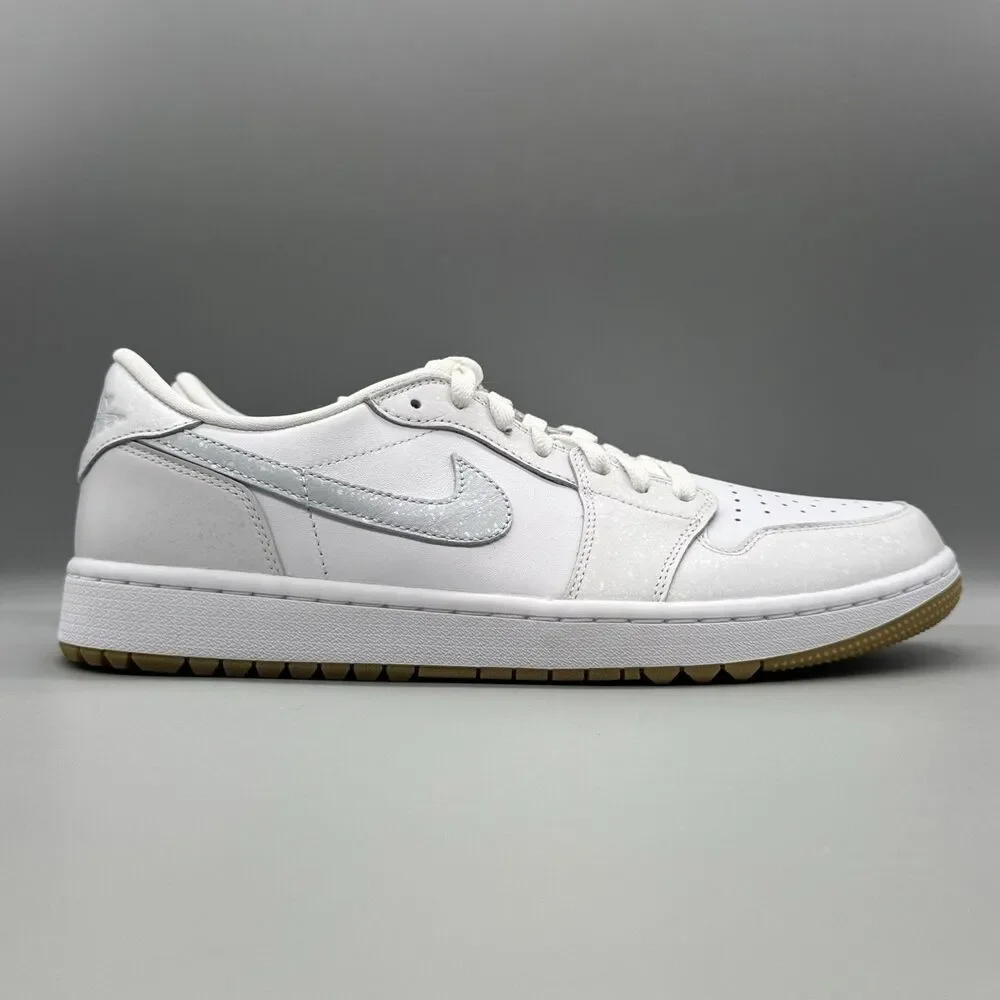 Air Jordan 1 Low G White Gum Men's Size 10.5 DD9315-111 Golf Shoes